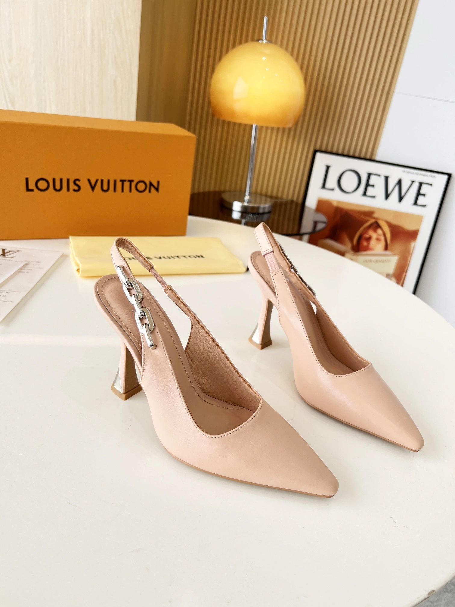 COCO-- 8V 1ABPJP Calfskin sheepskin Heel height：6.5CM item:E-X158C1802